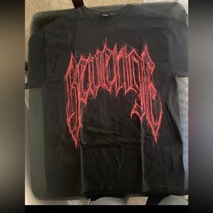 Revenge X Trippie Redd smoke t-shirt (red & black)